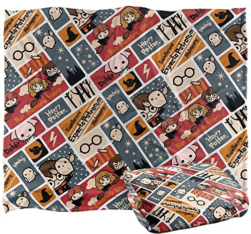 Harry Potter, coperta setosa al tatto, super morbida, 152 x 127 cm