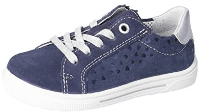 RICOSTA Mädchen Low-Top Sneaker Jody,Kinder Halbschuhe,WMS:Mittel,lose Einlage,Strassenschuhe,Sportschuhe,Freizeitschuhe,Nautic (170),31 EU