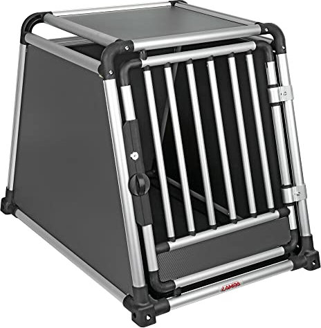 LAMPA 60507 Transportbox Tiertransportbox Kofferraum 85cm 60cm 86cm Aluminium Stoff