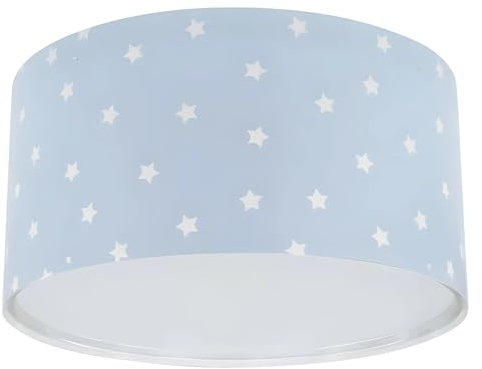 Dalber 82216T Stern-Deckenleuchte für Kinderzimmer, Blau