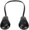 ASHATA Nackenbügel-Bluetooth-Lautsprecher, Drahtloser Tragbarer Freisprechlautsprecher, Echter 3D-Stereo-Sound um Den Nackenlautsprecher, Tragbarer Nacken-Bluetooth-Soundwear für Zuhause und(Schwarz)