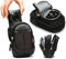 Navitech Sac pour Appareil Photo Noir - Compatible avec Le Sony Alpha ZV-E10 APS-C Mirrorless Camera