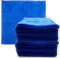 Microfiber Cleaning Cloth, Large Size 40x40cm, Super Absorbent Lint Free Microfibre Cloths Cleaning for Home, Kitchen, Surface, Mirrors, Bathrooms, Motorbike, Car (Blue, 20)