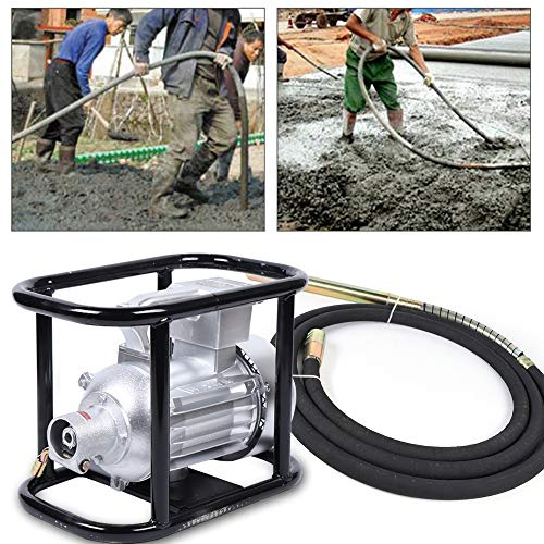 Vibratore per calcestruzzo, 1500 W, vibratore interno Concrete, 2800 rpm, diametro della bottiglia di vibrazione 50 mm, lunghezza 6 m, compressore per calcestruzzo