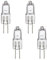 Xujuika Lampada Alogena G4 Lampadina Da Forno, Lampadina Alogena G4, 20 W, 12 V, Lampadina Di Ricambio Per Lampada Alogena Per Forno E Microonde, Tollerante Al Calore Di 500 ° C, NM74UULG11C5QB402M3B