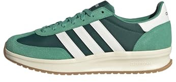 adidas Homme Run 70S 2.0 Shoes, Collegiate Green/Core White/Semi Court Green, 41 1/3 EU