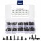 Universal Laptop Screw Kit - 500pcs M2 & M2.5 Screws for Computer Repair and DIY Projects, Diverse Sizes M24/5/6, M2.55/6/8