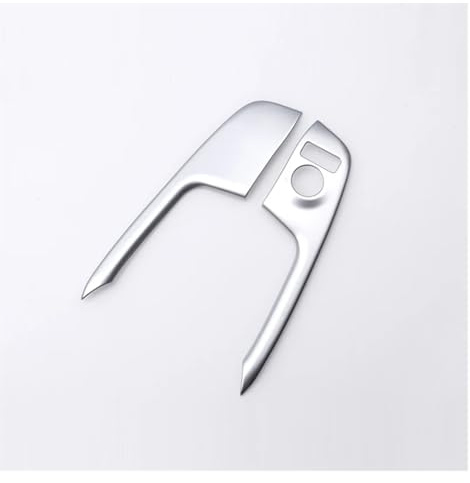 Car Interior Panel Trim For Nissan For Qashqai J11 2014-2019 2020 Carbon Fiber Car Front Door Window Armrest Handle Cover Trim ABS Matte Accessori Car-styling(Matte Silvery)