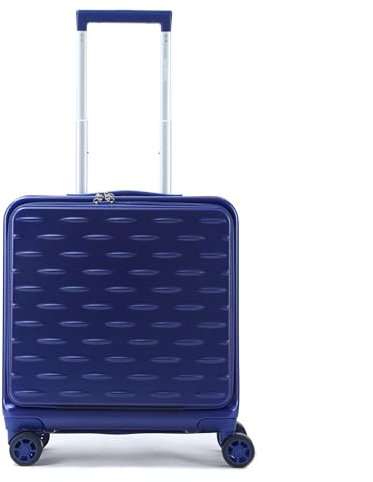 Mixibaby Gorilla Hartschalen Koffer Trolley Reisekoffer Rollkoffer Handgepäck mit 4 Zwillingsrollen, Farbe:Blau PP08