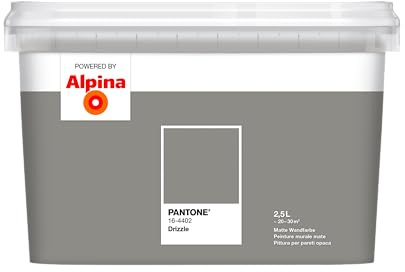 Alpina PANTONE Drizzle – Wandfarbe im PANTONE-Farbton – 2,5 Liter