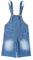 MODJEANS Salopette corta in denim per ragazze - Taglia 110, 5-6 anni - 100% cotone con tasche superiori - Tuta per ragazze - Blu scuro