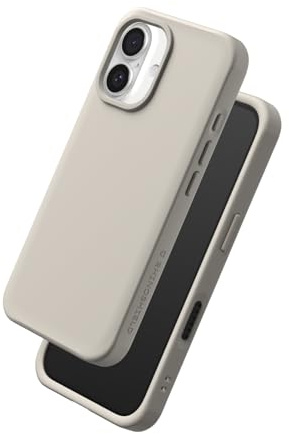 RhinoShield SolidX Hülle für iPhone 16 | Fallschutz nach Militärstandard, verstärkte Stoßdämpfung, verbesserter Eckenschutz, schlankes und leichtes Design
