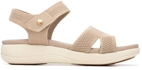 XTI - Sandalen Damen Beige - Bequeme und vielseitige Schuhe - Casual Mode - Modell 14515603 (Größe 40)
