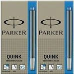 Parker Quink Ink Cartridges 10.PK Washable Blue