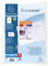 Exacompta - Réf. 58109E - 1 Protège-documents personnalisable Kreacover Chromaline - 10 pochettes cristal lisse - 20 vues - pour A4 - dim 24 x 32cm - couverture en polypro rigide - couleur blanc