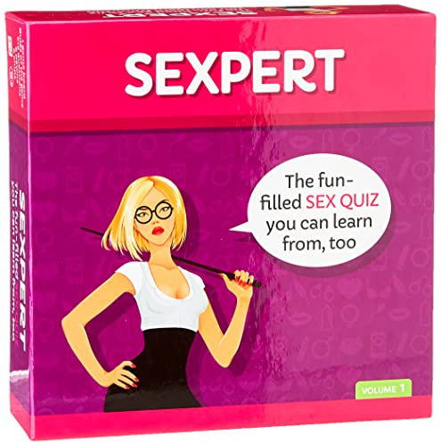 Tease & Please Sexpert (EN) - Party Spiele Erwachsene, um alles über Sex zu Lernen - Gesellschaftsspiele für Erwachsene mit einem provokanten Quiz über Sexualität und Liebe