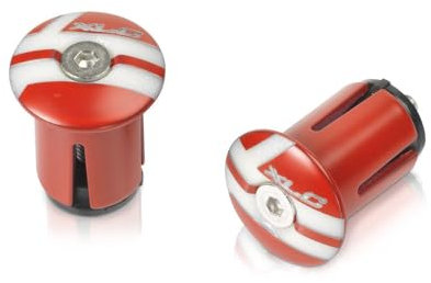 XLC Unisex – Erwachsene Lenkerendstopfen GR-X02, Rot, One Size