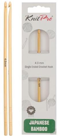 KnitPro Bambus Einfache Häkelnadel I 4mm