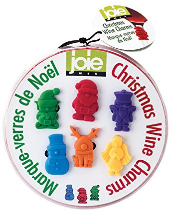 Joie Kitchen Gadgets 49853 Wine Charms, Glass, Multi-Colour
