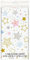 Unique Party Supplies 72413 Kunststoff-Tischdecke - 2,13 m x 1,37m - Funkel, funkel, kleiner Stern-Babyparty