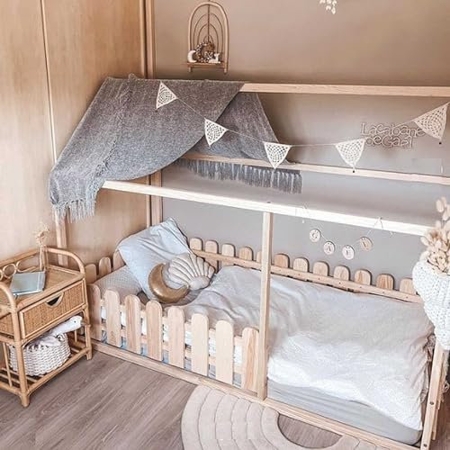 Sweet Home from Wood Montessori Hausbett Bodenbett (140x70cm)