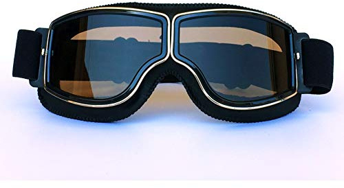 HONCENMAX Hochwertige Motorradbrillen Schutzbrille, Motocross Brille für Helm - für Outdoor Aktivitäten Motocross Skifahren Radfahren Wandern Augenschutz