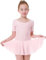 Seawhisper Ballet Leotard with Skirt Ballet Dress for Girls Pink