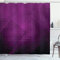 ABAKUHAUS Aubergine Duschvorhang, Squares Moderne Kunst, Stoffliches Gewebe Badezimmerdekorationsset mit Haken, 175 x 220 cm, Lila