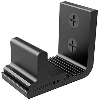WOLFBIRD Supporto da parete per porta scorrevole regolabile, guida per pavimento, guida a rulli, perfetto per porta scorrevole, nero