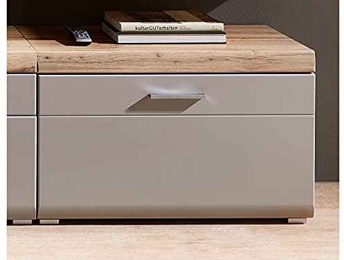 möbelando TV-Unterteil Unterschrank Lowboard Fernsehtisch HiFi Rack Schrank Kathlin II