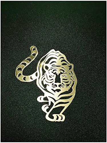 HUARONG Aufkleber für Handy/Laptop/iPad (goldfarben), Metall, Chrom, 2 Stück