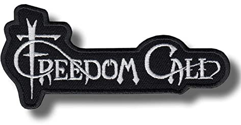 Aufnäher, Motiv: Freedom Call Band, bestickt, zum Aufbügeln