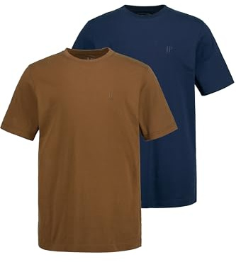 JP 1880 Herren Kurzarm T-Shirt mokkabraun XXL