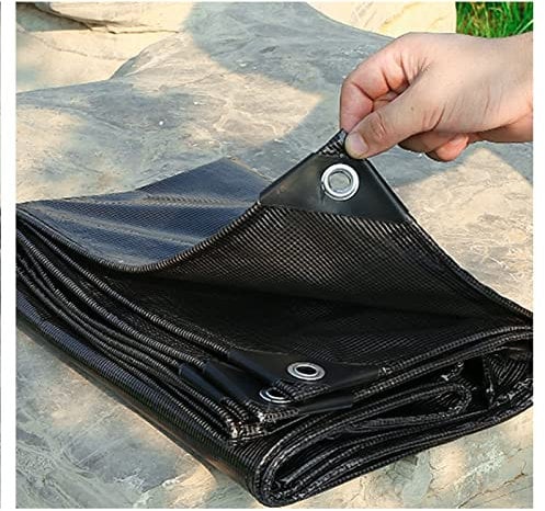 tyfuture Outdoor Clear Waterproof Curtain PVC Pergola Side Panels Built In Rustproof Aluminium Eyelets Tarpaulin jor Patio Garden Gazebos Plant (Color : White, Size : 3x6m)