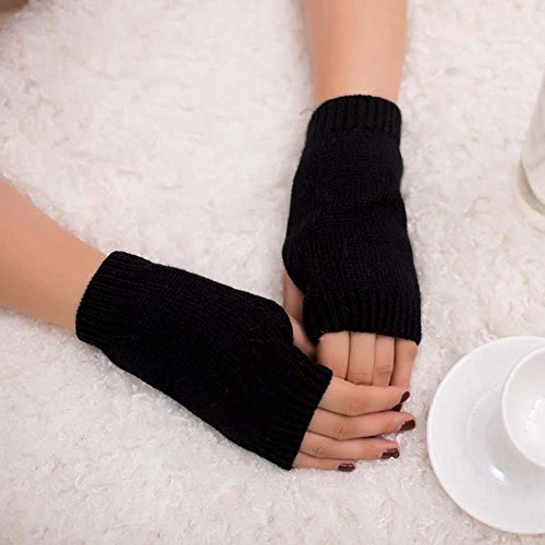 Fingerlose Handschuhe Winter Gestrickte Handschuhe Fingerlose Handschuhe Thermo Handschuhe Ohne Finger Fäustlinge Strick Fingerlose Lederhandschuhe Damen Fingerlos Damen Herren