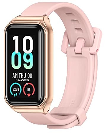 MIJOBS Armband kompatibel mit Band 7 Armband, Silikon-Armbänder für Band 7 Ersatz-Uhrenarmbänder TPU Sportarmband für Männer und Frauen