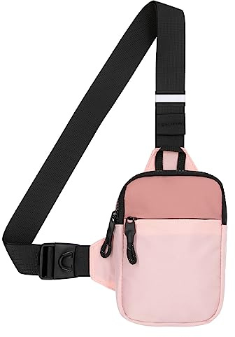 Long Keeper Sling Bag Brusttasche Klein Herren Damen - Schultertasche Wasserdicht Schulter Umhängetasche Klein Crossbody Handytasche zum Reisen Outdoor