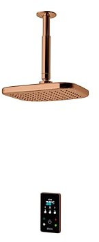 Triton Showers Danzi | Shower Electric | 9.5 kW | Black Shower I Electrical Showers | with Showerhead & Anti Twist Hose | Best Electric Shower Units for Bathrooms
