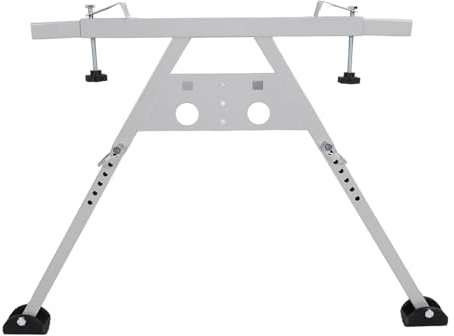 Ladder Stabilizer, Heavy Duty Steel Adjustable Extension Ladder Standoff, Easy Use Safe Stable Wall Standoff Extension Ladder Accessory for Roof Gutter, Wing Span/Wall Ladder