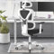 DoChair Bürostuhl Ergonomisch Schreibtischstuhl Drehstuhl mit Lordosenstütze, Verstellbarer Kopfstütze und 3D Armlehne, Einstellbare Höhe und Neigung(90°/110°/135°), Maximale Tragfähigkeit 150 kg