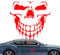 Reflektierende Totenkopf-Aufkleber, reflektierende, selbstklebende Totenkopf-Vinyls, Auto-Aufkleber, Vinyl-Grafik-Aufkleber für Auto/LKW, Motorhaube, Karosserie, Seite, Heckscheibe, Totenkopf-Vinyls,