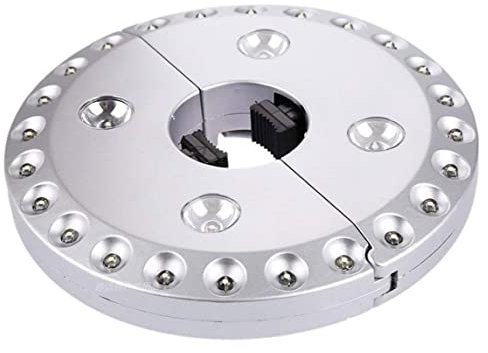 Bai42Ylou LED LED Leche DE Parasol, Ajustable 3 Niveles Patio para Acampar para Paraguas Parasol Pro Luces, Luces de de jardín con 28 Brillante para Caminos de jardín al Aire Libre