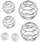 LiJuanWang Boule de Secousse en acier inoxydable,6 pièces de boule de ressort de tasse de shaker Boule Mélangeur Fouets Boule de Mixage,pour Shaker Globuline Mélange Boisson