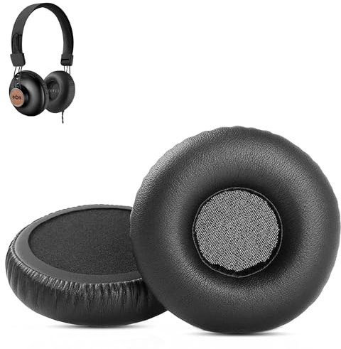 HAIZEEN Ohrpolster Kompatibel mit House of Marley Positive Vibration 2 On-Ear Kopfhörer Ohrpolster Ersatzkissen (Proteinleder/Memory-Schaum)