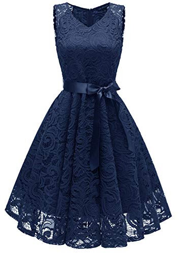 Robe d'hiver élégante pour femme enceinte - Ligne trapèze - Robe pour femme, Marine, L