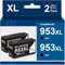 Starink 953XL Druckerpatronen für HP 953XL Schwarz 953xl Patronen für HP Officejet Pro 7740 Patronen für Officejet Pro 7740 7720 8720 8730 8710 8210 8218 8740 8715 8725 8718 8728 7730,Schwarz