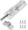 3 Inch (75mm) Stainless Steel Door Bolt Lock with Screws (1-Pack) - Sliding Barrel Bolt Latch for Bathroom, Toilet, Bedroom, Cupboard, Shed, Gate Doors