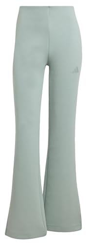 adidas Women's Soft LUX Flared Pants, Wonder Sage, L