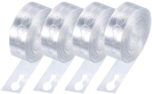 JRYXDS 4 Rollen 10M Ballon Kette Band Ballon Girlande Streifen Ballongirlande Luftballon Girlande Kit Für Geburtstag Hochzeit Partydeko