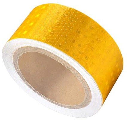 Nastro Riflettente Adesivo Nastro Catarifrangente ad Alta Visibilità Nastro Adesivo di Sicurezza per Auto Moto Bicicletta Attività Notturna